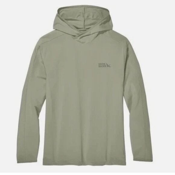Eddie Bauer Men’s Performance Solarfoil Hoodie UPF 50+, green size M - Picture 1 of 5